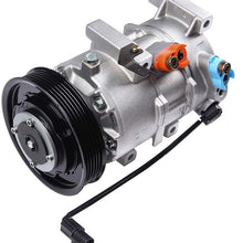 QUALINSIST Air Conditioning Compressor fit for 2012-2016 for H-yundai for A-Ccent A-C Compressor