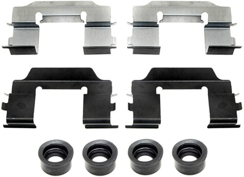 ACDelco 18K1074X Professional Rear Disc Brake Caliper Hardware Kit with Clips and Bushings