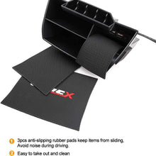 Thenice for 10th Gen Civic Central Console Storage Box Coins Trays Cards Organizer with USB Extension Cable for Honda Civic Sedan 2016 2017 2018 2019 2020