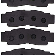 NICHE Front Left/Right Brake Pad Set For Yamaha 2HC-25805-00-00 Semi-Metallic 2 Pack
