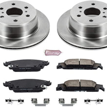 Autospecialty KOE6562 Daily Driver 1-Click OE Replacement Rear Brake Kit