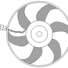 Nissens 85403 Fan, A/C condenser