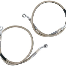 Cycleflex Brake Lines Two-Line Race Kit Fits 2005-2006 Honda CBR600RR