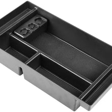 Salusy for 2019 GMC Sierra 1500 Accessories Chevy Silverado 1500 Center Console Organizer Tray-2020 Chevy Silverado/GMC Sierra 1500/2500 HD/3500 HD Armrest Box -Full Console w/Bucket Seats ONLY