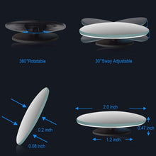Kribin 4 Pack Blind Spot Mirror, 2" Round HD Glass Frameless Convex Rear View Blind Spot Mirror Stick On with 360° Rotation Adjustable for SUV Car Auto