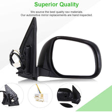 Scitoo Door Mirrors, fit for Toyota Exterior Accessories Mirrors fit 2006-2008 for Toyota RAV4 Limited Sport with Power Adjusting Manul-Folding Features (Passenger Side)