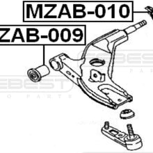 FEBEST MZAB-010 Control Arm Bushing
