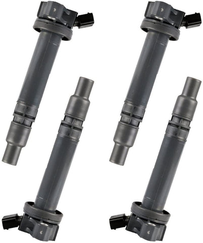 ENA Pack of 4 Ignition Coils Compatible with 2ZZGE Engine Toyota Pontiac Vibe L4 1.8L Compatible with C1306 UF-314