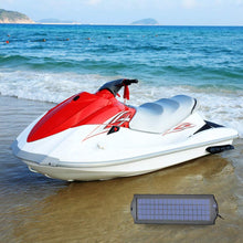 POWOXI 3.5W 12V Solar Trickle Charger for Car Battery, Portable and Waterproof, High Conversion Single Crystal Silicon Solar Panel car Battery Charger for Motorcycle Boat (3.5w Solar Chargers-Black)