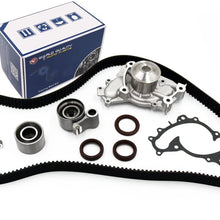 Timing Belt Water Pump Kit with Gaskets fits for 1994-2001 Toyota Camry Lexus ES300, 1998-2003 Toyota Sienna Solara Lexus RX300, 1995-2004 Toyota Avalon 1MZFE 24V