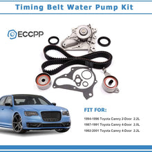 Timing Belt Water Pump Kit, ECCPP TBK138WP For 1987-2001 Toyota Camry Celica Solara 2.0L 2.2L Timing Belt Water Pump Tensioner 3SFE 5SFE