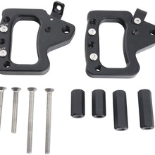 Smittybilt 76931 Aluminum Grab Handles for 2007-2018 Jeep JK 2/4-Door, Black, Front Pair