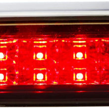 for 1999-2007 Chevy Silverado/GMC Sierra 1500 2500 3500 HD Classic, LED Bar 3rd Third Tail Brake Light Rear Cargo Lamp High Mount Stop light (Chrome Housing + Smoke Lens)