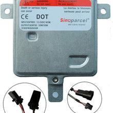 Sinoparcel D1S D1R Xenon HID Replacement Ballast Control Module with Cords Cables - 1 Packaged - 3 Yrs Warranty