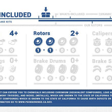 CRK13332 FRONT 277.88mm Premium 5Lug [2] Brake Rotors + [4] Ceramic Pads + Clips [fit Ford Escape Mazda Tribute Mariner]
