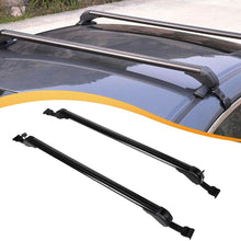 Liftstrut 2 Pcs 43.3" Roof Rack Cross Bars Luggage Carrier Black Bar fit for 2007-2016 Ford Edge,2001-2016 Ford Escape/Fiesta,2009-2016 Ford Flex,2000-2016 Ford Focus Aluminum top roof rack crossbars