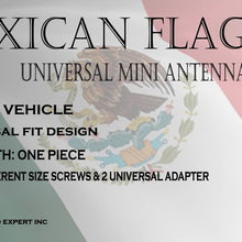 ICBEAMER 2" Mini Size United States Country Flag Patriotic Style Aluminum Universal Auto Vehicle Car Radio Antenna 1 pc
