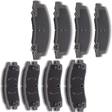 AUTOMUTO 8pcs Front Rear Ceramic Pads Brakes fit for 2008 2009 Buick Lacrosse,2006 2007 2008 2009 2010 Chevrolet Impala,2006 2007 Chevrolet Monte Carlo