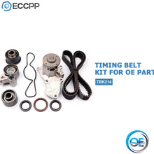 Engine Timing Belt Kit,ECCPP Automotive Replacement Timing Parts Set with Water Pump for 1995-2002 for Mazda 626 Millenia for Ford Probe 2.5L