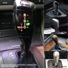 Electronic Gear Shift Knob Shift Knob Lever, LHD Automatic LED Gear Shift Knob for B-M-W E90 E91 E93 E81 E82 E84 E87 E88 E89(Jet Black)