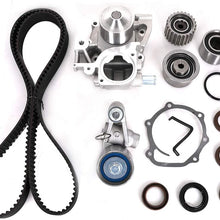 Engine Timing Belt Kit with Water Pump for Subaru Forester Impreza Legacy Outback 2.5L H4 EJ253 Engine Replace # TKF-006 TCK304 TCKWP304A