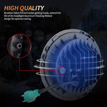 7 Inch Round LED Headlight Bulb kit With 4.5 Inch Passing Lamps Fog Lights Mounting Ring For Street Glide Ultra Classic Road King Electra Glide Heritage Softail Slim Deluxe Fatboy Tri CVO Black