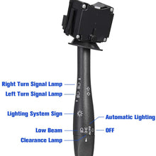 Turn Signal Switch for Pontiac G6, JoyTuTus for 2004-2012 Chevy Malibu & 2007-2010 Pontiac G6 & 2007-2009 Saturn Aura Headlamp Dimmer D6253E 20940369 SW8004