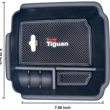 Maso Center Console Organizer Secondary Storage Compatible with VW Volkswagen Tiguan 2018 2019