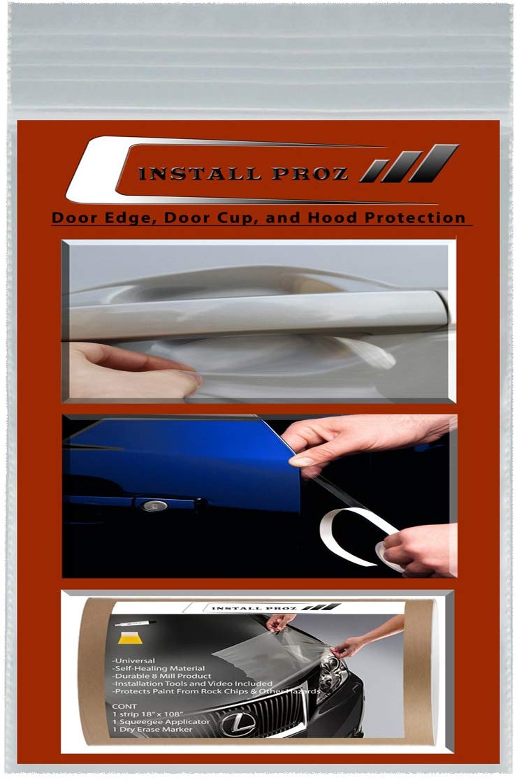 Install Proz Self-Healing Clear Paint Protection Film (Bundle(Hood, Door Edge, Door Cup Protectors))