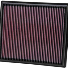 K&N Engine Air Filter: High Performance, Premium, Washable, Replacement Filter: Fits 2008-2017 BUICK/HOLDEN/CHEVROLET/ROEWE (Regal, LaCrosse, LaCrosse II, LaCrosse III, Regal II, Malibu, 950), 33-2442