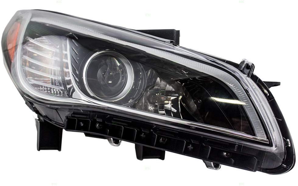 Passengers Combination Headlamp Halogen Headlight Replacement for Hyundai Sonata 92102-C2000