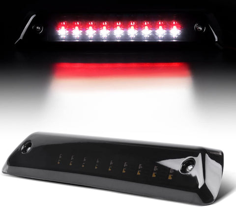 DWVO LED 3rd Brake Light Compatible with 2009-2014 Ford F150, Smoked High Mount Stop Light Trailer Cargo Lamp DWBL1010