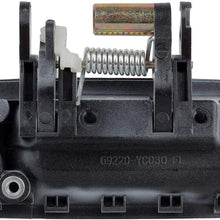 AUTEX 1pc White Exterior Door Handle Front Left Driver Side Compatible with Toyota Camry 1997 1998 1999 2000 2001 Door Handle 79426CD