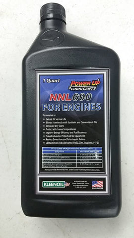 Power up Nnl-690 Engine Oil Additive 1 Quart Bottle