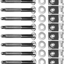 A ABIGAIL Truck Bed Mounting Bolt Nut Hardware Kit Fits 1999-2016 Ford F250 F350 Super Duty Truck Replaces # W706640S900 W706641S900 W708770S436 XC3Z9900038AA 924-311