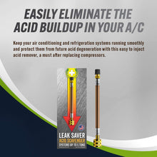 Leak Saver: Direct Inject Acid Scavenger (No Sealant) - Acid Remover - Created by HVAC Pros - for A/C and Refrigeration Systems Up to 5 Tons - Converts Acid to Synthetic Oil - Made in The USA