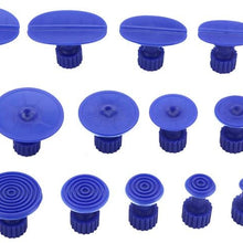 Qiilu Car Dent Paintless Repair Tool Kit, Auto Body Paintless Repair Remover Kit 1 T Bar Slide Hammer + 28pcs Glue Puller Tabs + 2 Free Sticks