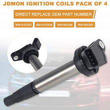 JDMON Compatible with Ignition Coil Toyota Lexus Prius Scion Corolla Matrix V CT200H XD 1.8L L4 Replaces 90919-02252 90919-02258 C1714 UF619 UF596 GN10341 set of 4