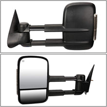 DNA Motoring TWM-021-T888-BK-SM+DM-SY-022 Pair of Towing Side Mirrors + Blind Spot Mirrors