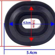 runmade Upper & Lower Radiator Support Mount Rubber Set compatible with VW Passat Jetta Golf GTI Tiguan Beelte AUDI TT A3
