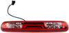 Replacement for 2007-2013 Chevy Silverado/GMC Sierra 1500 2500 3500 HD Rear Roof Center LED Third 3rd Brake Cargo Light Assembly High Mount Brake Tail Light (Chrome Housing Red Lens)