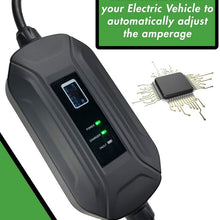 PRIMECOM Level 2 Electric Vehicle (EV) Charger (220V / 240Volt, 16Amp) Portable EVSE Smart Electric Car Charger, 30', 40', and 50 Feet Lengths (10-30P, 30 Feet)
