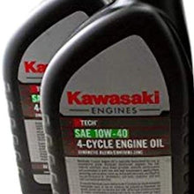 Kawasaki Pack of 2 99969-6296 Genuine OEM K-Tech SAE 10W-40 4-Cycle Engine Oil …