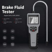 HZGrille Car Brake Fluid Tester/Automotive Liquid Testing Tool for DOT3 / DOT4 / DOT5.1, LCD/Led Display/Audible and Bright Alarm Prompt,for Quick Detection