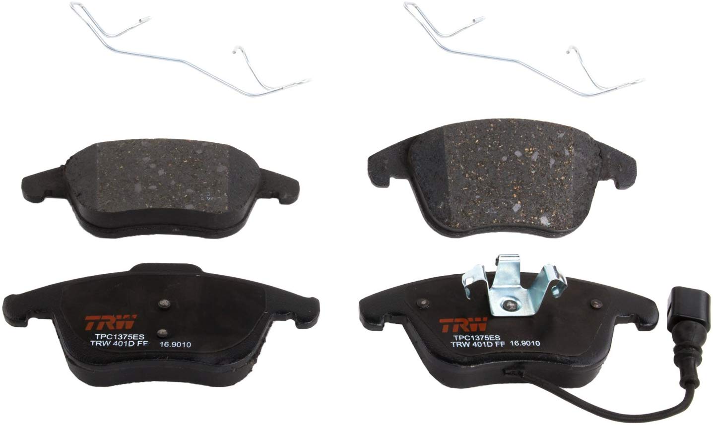 TRW TPC1375ES Premium Ceramic Front Disc Brake Pad Set