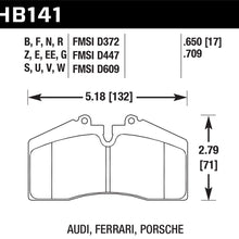 Hawk Performance HB141Z.650 Performance Ceramic Brake Pad