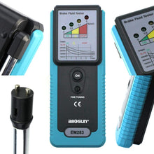 Automotive Brake Fluid Tester Car Oil Quality Diagnostic Tool 180° Pucker Oil Inspect LED Light Sound Alarm