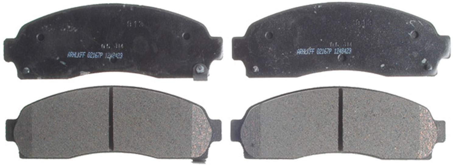 ACDelco 14D913CH Advantage Ceramic Front Disc Brake Pad Set with Hardware
