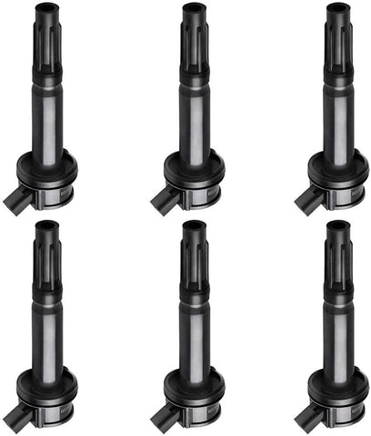 Ignition Coils Pack of 6 for 2009-2012 Ford Escape, 2006-2012 Ford Fusion, 2006 Lincoln Zephyr, 2009-2011 Mercury Mariner, 2006-2011 Mercury Milan 3.0L V6