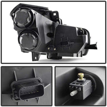 ACANII - For 2003-2007 Cadillac CTS Projector Stock Halogen Chrome Headlights Headlamp Replacement Driver+Passenger Side
